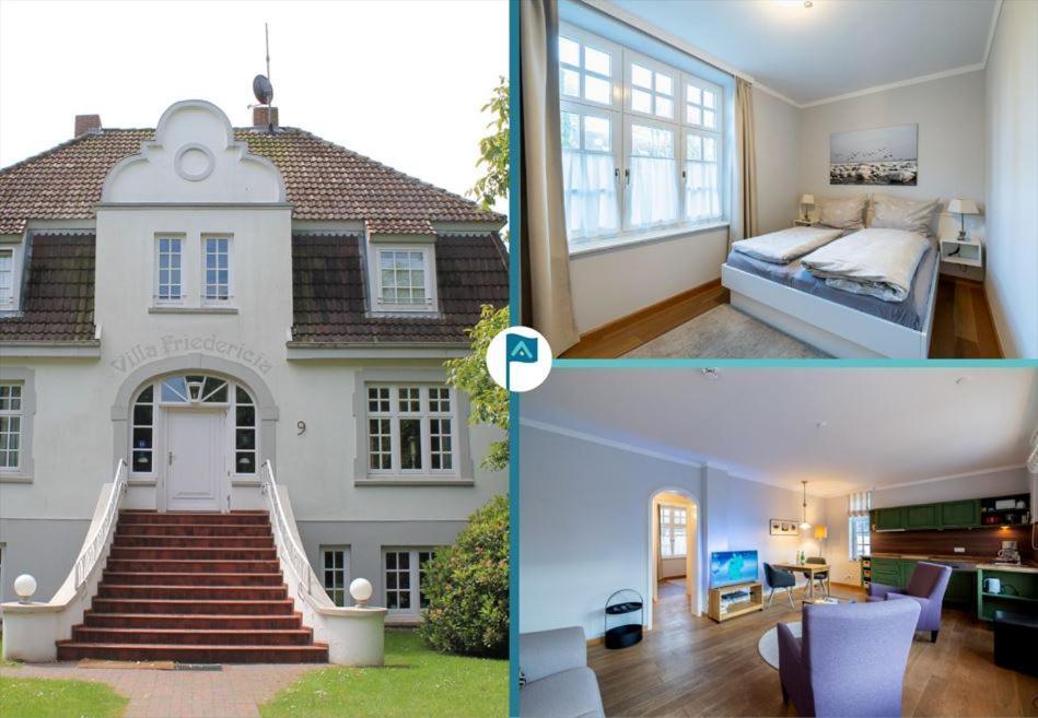 Villa Friedericia, Wohnung 3-Hochparterre Links Wyk auf Föhr Exteriér fotografie