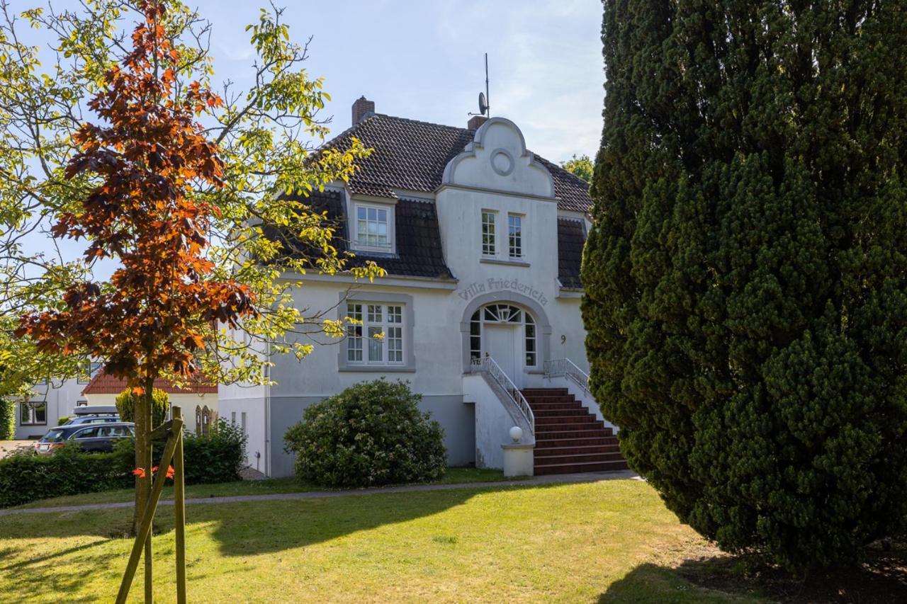 Villa Friedericia, Wohnung 3-Hochparterre Links Wyk auf Föhr Exteriér fotografie